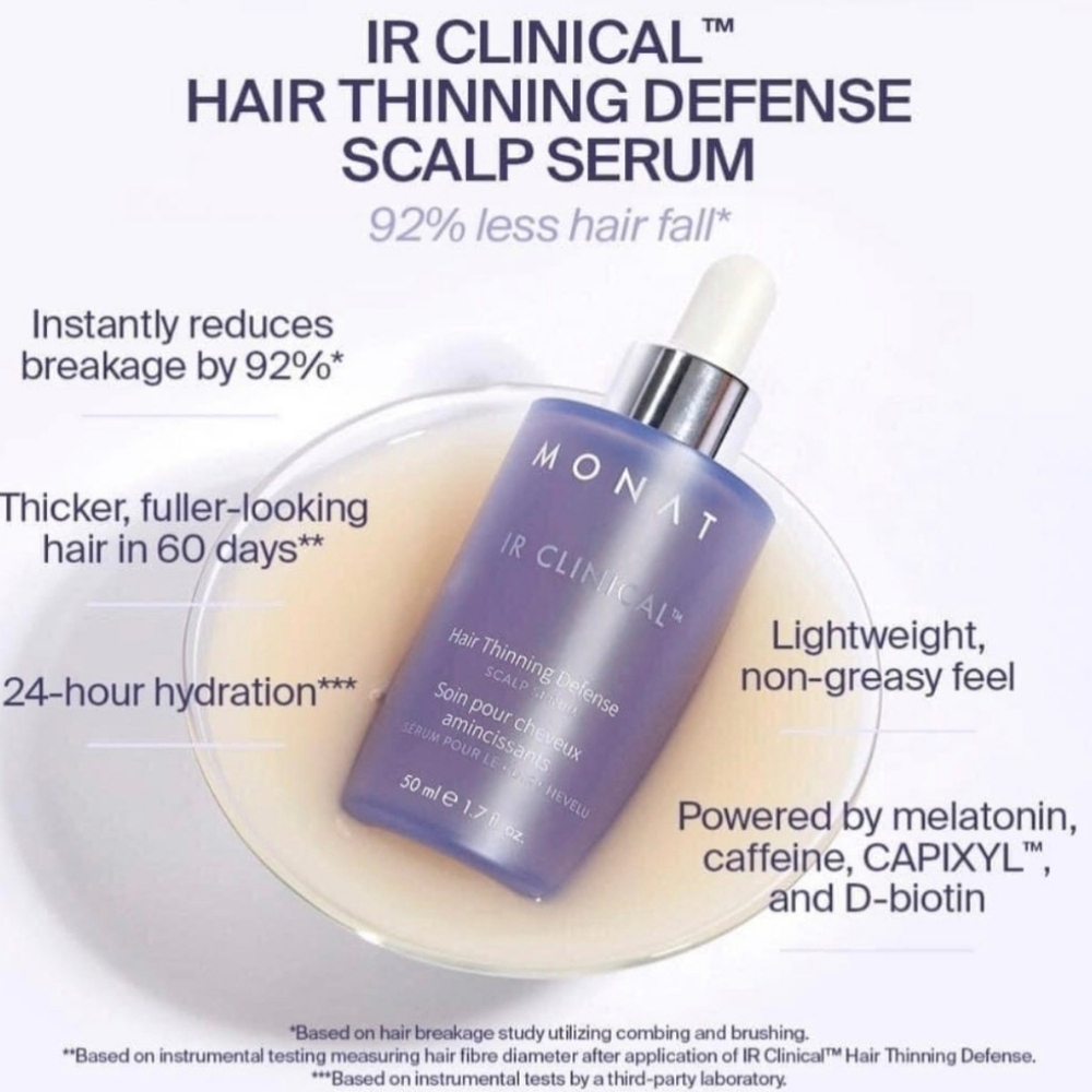 New Monat IR ClinicalHair Thinning Defense Scalp Serum